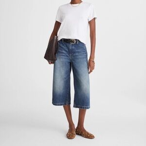Madewell Denim Culottes in Classic Blue